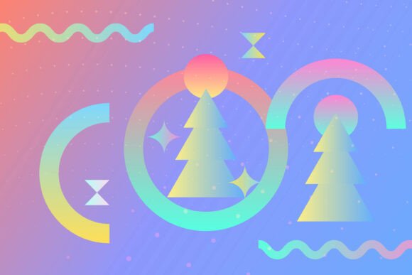 Abstract Background Geometric Winter: A Modern Graphics Review