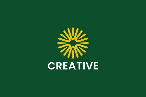 Abstract Creative Starburst Brand Logo – A Modern Graphic Design Asset