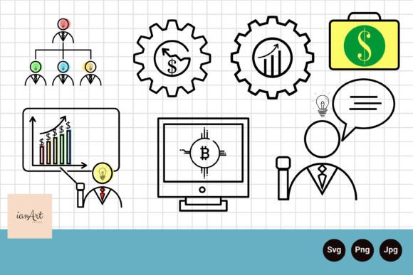 Business Icon Mega Sell: Bitcoin Icon Graphics for Real Crafting