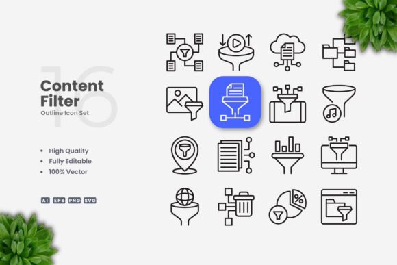 Content Filter Icons Review for Embroidery Projects