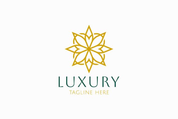 Luxury Floral Decorative Ornament Logo for Graphics & Logo Templates