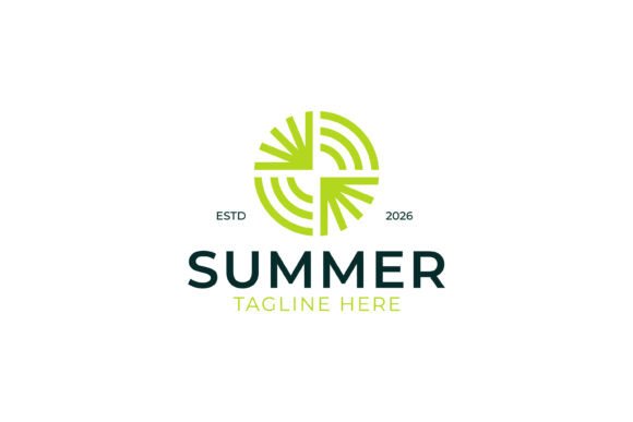 Summer Sunrise Agriculture Farm Logo - A Versatile Graphic Design Asset
